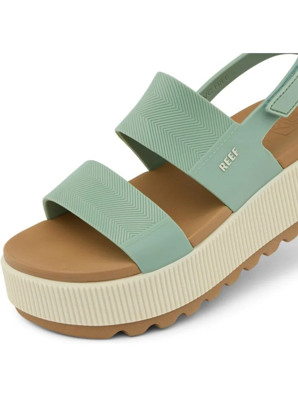 Women's Frosty Water Vista Higher Open Toe Platform Wedge Casual Sandal Shoes